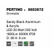 3000K Triac Dimmable Sandy Black Aluminium & Acrylic LED 30 Watt 230 Volt 1785Lm IP20 D: 38 H: 6 cm 