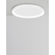 3000K Triac Dimmable Sandy White Aluminium & Acrylic LED 40 Watt 230 Volt 2554Lm IP20 D: 48 H: 6 cm 