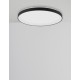 3000K Triac Dimmable Sandy Black Aluminium & Acrylic LED 40 Watt 230 Volt 2554Lm IP20 D: 48 H: 6 cm 