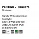 3000K Triac Dimmable Sandy White Aluminium & Acrylic LED 50 Watt 230 Volt 3134Lm IP20 D: 58 H: 6 cm 