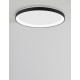 3000K Triac Dimmable Sandy Black Aluminium & Acrylic LED 50 Watt 230 Volt 3134Lm IP20 D: 58 H: 6 cm 
