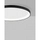 3000K Triac Dimmable Sandy Black Aluminium & Acrylic LED 50 Watt 230 Volt 3134Lm IP20 D: 58 H: 6 cm 