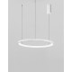 3000K Triac Dimmable Sandy White Aluminium & Acrylic LED 38 Watt 230 Volt 2175Lm IP20 D: 48 H: 150 cm Adjustable Height 