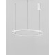 3000K Triac Dimmable Sandy White Aluminium & Acrylic LED 48 Watt 230 Volt 2773Lm IP20 D: 58 H: 150 cm Adjustable Height 