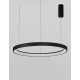 Triac Dimmable Sandy Black Aluminium & Acrylic LED 61 Watt 230 Volt 4235Lm 3000K IP20 D: 78 H: 150 cm Adjustable Height 