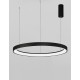 Triac Dimmable Sandy Black Aluminium & Acrylic LED 61 Watt 230 Volt 4235Lm 3000K IP20 D: 78 H: 150 cm Adjustable Height 