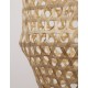 Natural Rattan Black Fabric Wire & Base LED E27 1x12 Watt 230 Volt IP20 Bulb Excluded D: 35 H1: 44 H2: 215 cm Adjustable height 