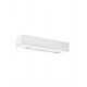 Applique Murale Plâtre Blanc + Verre 1 x E14 IP20 NOVALUCE OTELLO