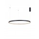 Traic Dimmable Sandy Black Aluminium & Acrylic LED 60 Watt 230 Volt 4030Lm 3000K IP20 D: 110 H: 120 cm Adjustable height 