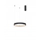 Traic Dimmable Sandy Black Aluminium & Acrylic LED 30 Watt 230 Volt 1828Lm 3000K IP20 D: 40 H: 120 cm Adjustable height 
