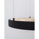 Traic Dimmable Sandy Black Aluminium & Acrylic LED 30 Watt 230 Volt 1828Lm 3000K IP20 D: 40 H: 120 cm Adjustable height 