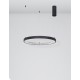 Traic Dimmable Sandy Black Aluminium & Acrylic LED 35 Watt 230 Volt 2264Lm 3000K IP20 D: 60 H: 120 cm Adjustable height 