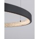 Traic Dimmable Sandy Black Aluminium & Acrylic LED 35 Watt 230 Volt 2264Lm 3000K IP20 D: 60 H: 120 cm Adjustable height 