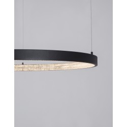 Traic DimmableSandy Black Aluminium & Acrylic LED 50 Watt 230 Volt 2727Lm 3000K IP20 D: 80 H: 120 cm Adjustable height 