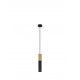 Sandy Black & Gold Aluminium LED GU10 1x10 Watt IP20 220-240 Volt Bulb Excluded D: 5.6 H1: 30 H2: 180 cm 