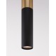 Sandy Black & Gold Aluminium LED GU10 1x10 Watt IP20 220-240 Volt Bulb Excluded D: 5.6 H1: 30 H2: 180 cm 
