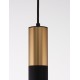 Sandy Black & Gold Aluminium LED GU10 1x10 Watt IP20 220-240 Volt Bulb Excluded D: 5.6 H1: 30 H2: 180 cm 