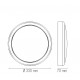 Plafonnier LED Hublot 15/20/25W CCT 3120lm + Détecteur