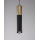 Sandy Black & Gold Aluminium LED GU10 1x10 Watt IP20 220-240 Volt Bulb Excluded D: 5.6 H1: 30 H2: 180 cm 