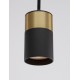 Sandy Black & Gold Aluminium LED GU10 1x10 Watt IP20 220-240 Volt Bulb Excluded D: 5.6 H1: 9.5 H2: 160 cm 