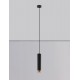 Sandy Black & Gold Aluminium LED GU10 1x10 Watt IP20 220-240 Volt Bulb Excluded D: 5.9 H1: 30 H2: 180 cm 