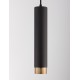 Sandy Black & Gold Aluminium LED GU10 1x10 Watt IP20 220-240 Volt Bulb Excluded D: 5.9 H1: 30 H2: 180 cm 
