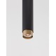 Sandy Black & Gold Aluminium LED GU10 1x10 Watt IP20 220-240 Volt Bulb Excluded D: 5.9 H1: 30 H2: 180 cm 