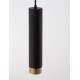Sandy Black & Gold Aluminium LED GU10 1x10 Watt IP20 220-240 Volt Bulb Excluded D: 5.9 H1: 30 H2: 180 cm 