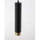 Sandy Black & Gold Aluminium LED GU10 1x10 Watt IP20 220-240 Volt Bulb Excluded D: 5.9 H1: 30 H2: 180 cm 