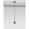 Sandy Black & Gold Aluminium LED GU10 1x10 Watt IP20 220-240 Volt Bulb Excluded D: 5.9 H1: 10.8 H2: 160.8 cm