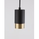 Sandy Black & Gold Aluminium LED GU10 1x10 Watt IP20 220-240 Volt Bulb Excluded D: 5.9 H1: 10.8 H2: 160.8 cm 