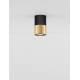 Sandy Black & Gold Aluminium LED GU10 1x13 Watt IP20 230 Volt Bulb Excluded D: 6 H: 10 cm 