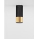 Sandy Black & Gold Aluminium LED GU10 1x13 Watt IP20 230 Volt Bulb Excluded D: 6 H: 15 cm 