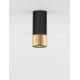 Sandy Black & Gold Aluminium LED GU10 1x13 Watt IP20 230 Volt Bulb Excluded D: 6 H: 15 cm 