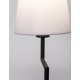 White Fabric Shade Sandy Black Aluminium LED E27 1x12 Watt 230 Volt IP20 Bulb Excluded Cable Length: 154 cm D: 16 W: 11 H 1: 18 