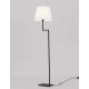 White Fabric Shade Sandy Black Aluminium LED E27 1x12 Watt 230 Volt IP20 Bulb Excluded Cable Length: 174 cm D: 35 W: 18 H 1: 25 