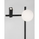 Sandy Black Metal & Aluminium White Opal Glass Switch On/Off LED 6 Watt 450Lm Samsung 1x3 Watt 200Lm 230 Volt 3200K IP20 Cabl