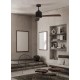 Fan Black Aluminium Black & Walnut Plywood D: 137.1 cm H: 38.2 cm 6 Speed Remote 52’’ Blade, DC 38 Watt AC220-240V 5041CFM 205R