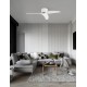 Fan White Aluminium White ABS D: 99.5 cm H: 21.5 cm 6 Speed Remote, 53’’ Blade DC 18W,AC220-240V 4500CFM 184RPM,<50 dB,11Kg Summ