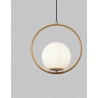 Opal Glass Brass Gold Metal LED E27 1x12 Watt 230 Volt IP20 Bulb Excluded L: 35 W: 20 H1: 37.6 H2: 120 cm Adjustable height