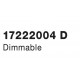Not Dimmable Chrome Aluminium & Acrylic LED 129 Watt 230 Volt 6831Lm 3000K IP20 D: 80 H: 120 cm Adjustable Height & Rotating 