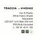 Iron & Plastic White Fabric Shade LED E27 1x12 Watt 230 Volt IP20 Bulb Excluded Cable Length: 240 cm L: 195 W: 40 H: 165 Adjust