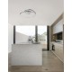 Chrome Aluminium & Acrylic LED 27 Watt 230 Volt 1890Lm 3000K IP20 D: 49.5 H: 11.5 cm 
