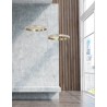Antique Brass Aluminium & Acrylic LED 18 Watt 230 Volt 1020Lm 3000K IP20 D: 45 H: 180 cm Adjustable height
