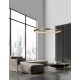 Antique Brass Aluminium & Acrylic LED 30 Watt 230 Volt 1650Lm 3000K IP20 D: 85 H: 180 cm Adjustable Height 