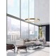 Antique Brass Aluminium & Acrylic LED 23 Watt 230 Volt 1265Lm 3000K IP20 D: 65 H: 180 cm Adjustable Height 