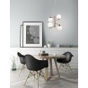 Opal Glass Antique Brass Metal LED G9 4x5 Watt 230 Volt IP20 Bulb Excluded D: 35 H: 150 cm Adjustable height 