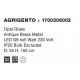 Opal Glass Antique Brass Metal LED G9 4x5 Watt 230 Volt IP20 Bulb Excluded D: 35 H: 150 cm Adjustable height 