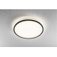 Plafonnier LED Hublot Noir 4000°K 24W 1680lm Ø350mm