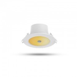 Downlight LED CCT BBC 8W 2700/3000/4000°K Gradable blanc + Détecteur